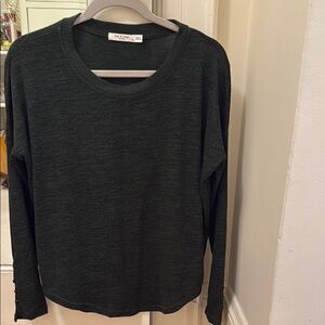 Dark Green Long Sleeve Sweater